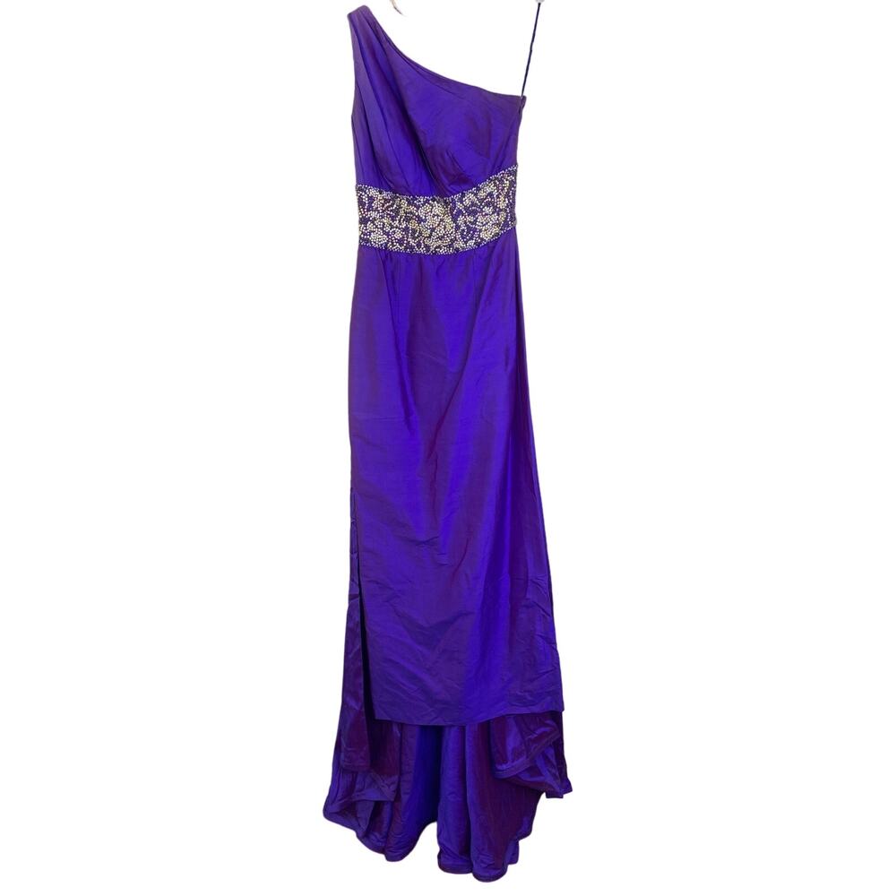 Sherri Hill Gown Maxi Rhinestone Embellished Formal Party Gala Evening Prom S